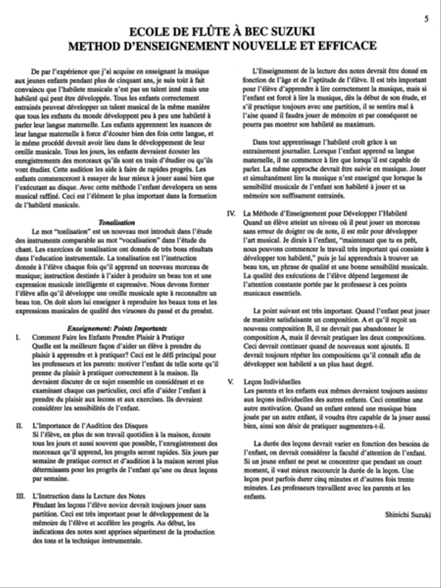 Suzuki Recorder School (Alto Recorder), Volume 3 Alto Recorder scores gallery preview page 6