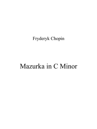 Mazurka in C Minor