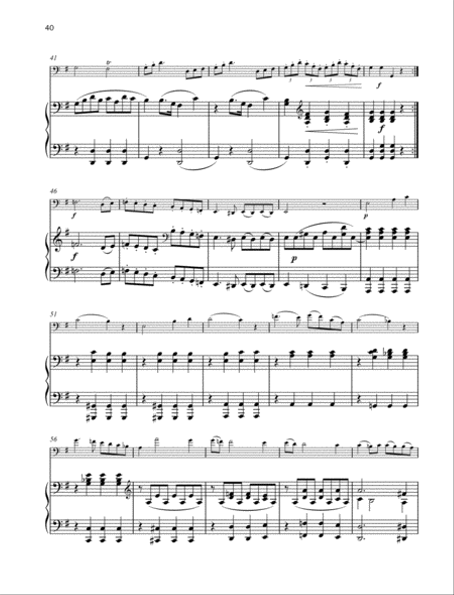 Sonata E minor Sonata E minor Piano Accompaniment scores gallery preview page 3