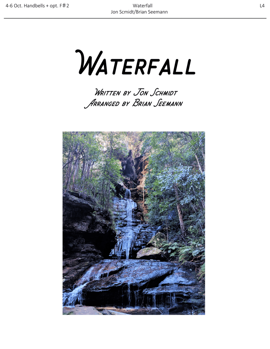 Waterfall Handbell Choir scores gallery preview page 1