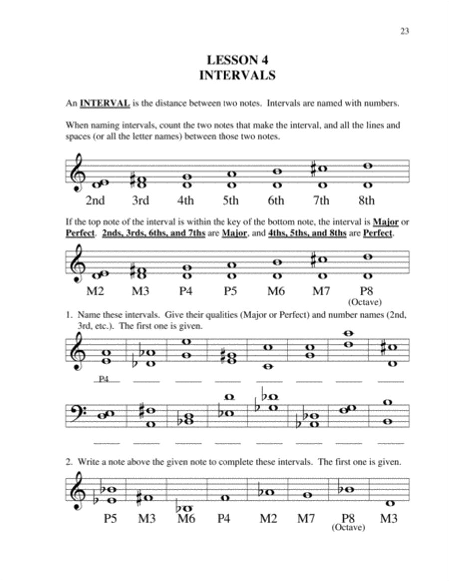 Basics of Keyboard Theory: Level IV (intermediate)