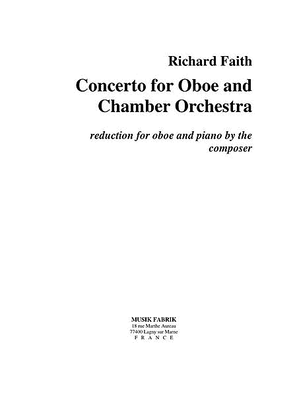 Book cover for Concerto for Oboe and Chamber Orchestra
