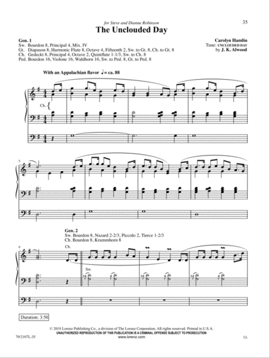 Seasons of the Heart Seasons of the Heart Organ Solo scores gallery preview page 9