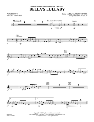 Bella's Lullaby (from "Twilight") - Percussion 1