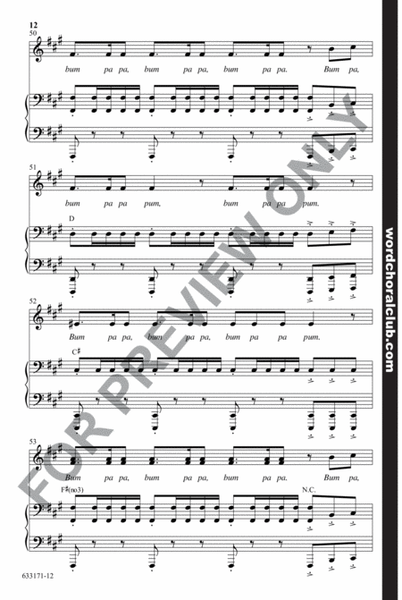 The Little Drummer Dude - Choral Book