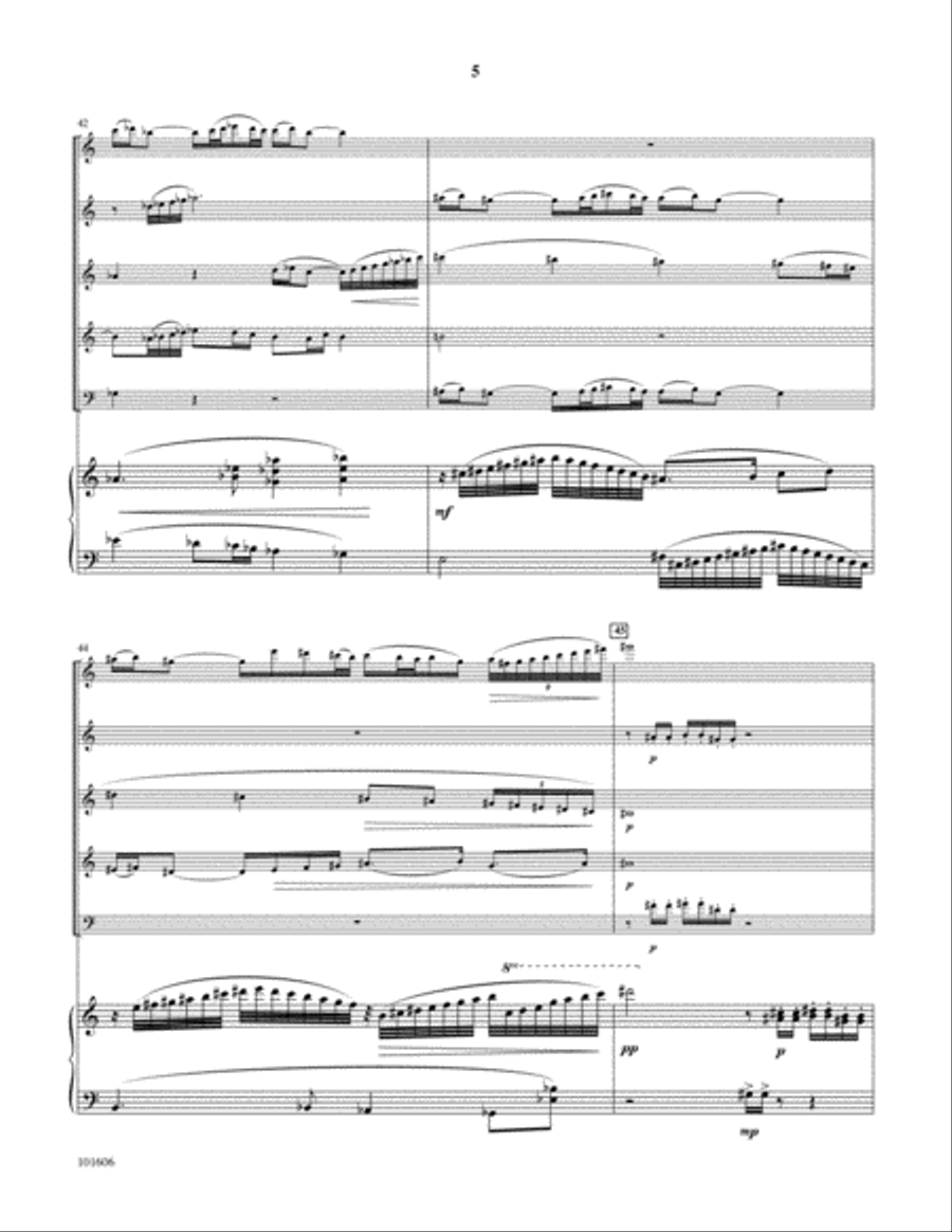 The Sacred Pools of Hana Small Ensemble scores gallery preview page 5