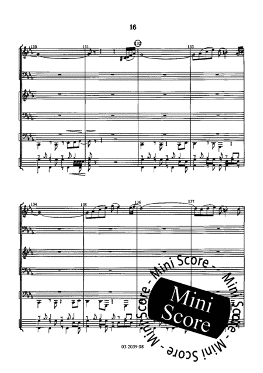 Las Playas de Rio Concert Band scores gallery preview page 22