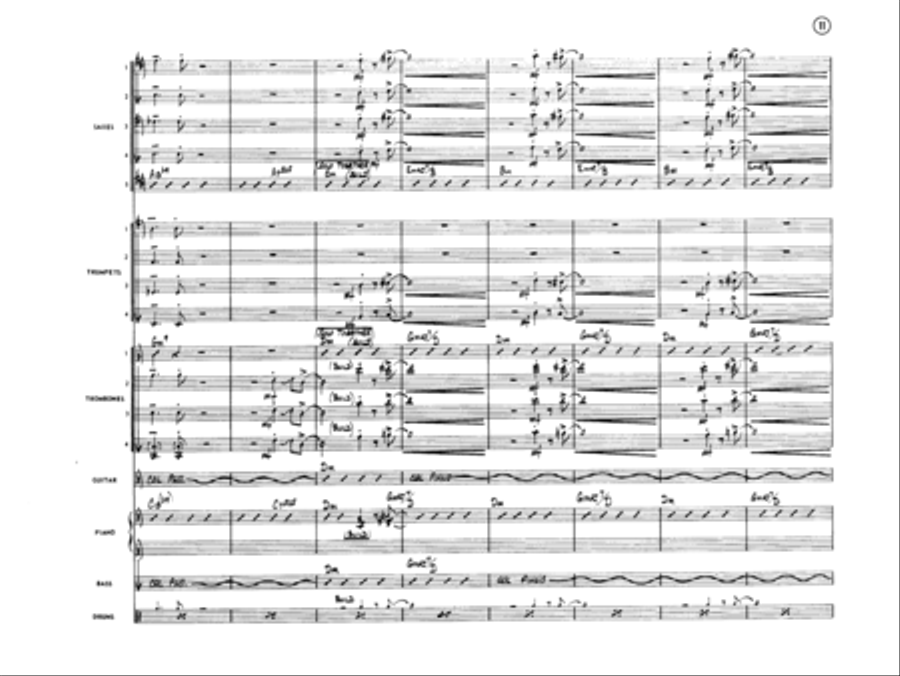 Superbone Meets The Badman Jazz Ensemble scores gallery preview page 12