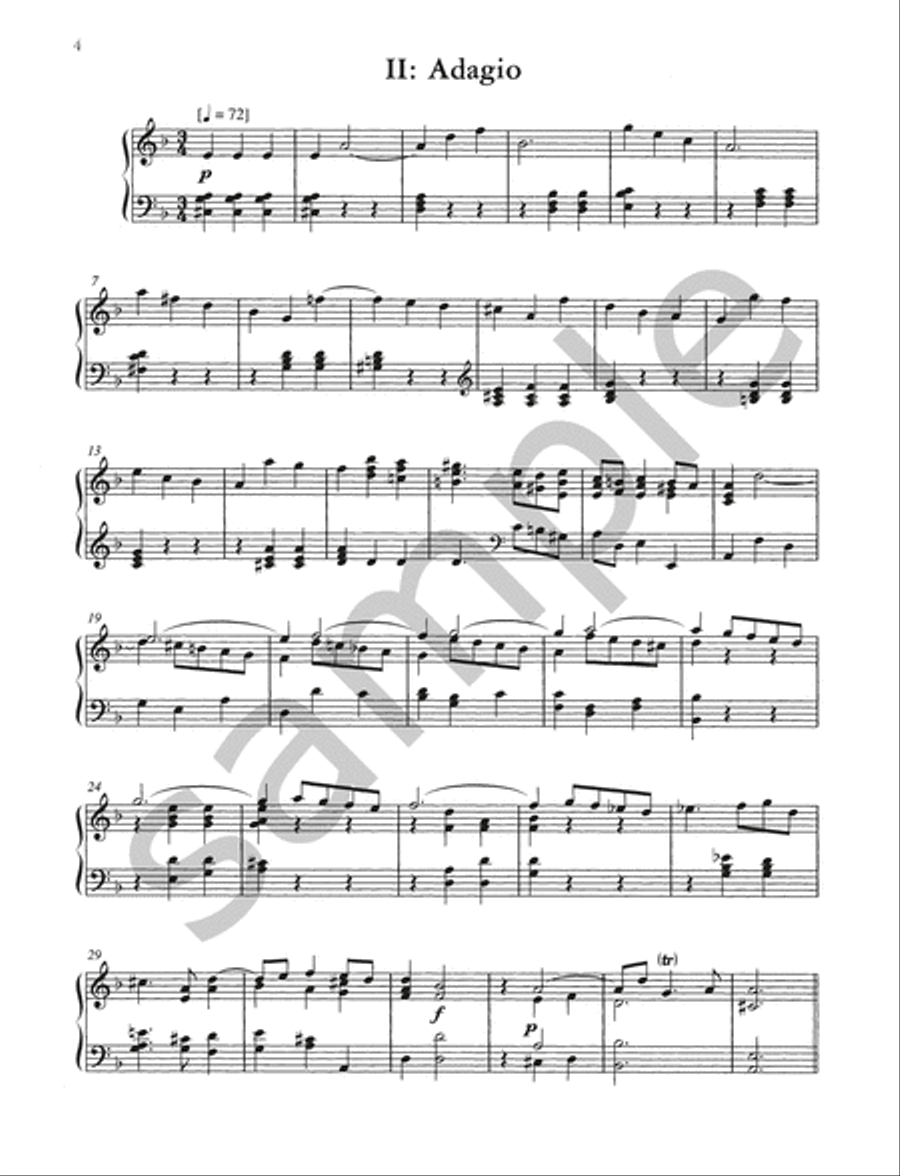 Water Music Piano Solo scores gallery preview page 4