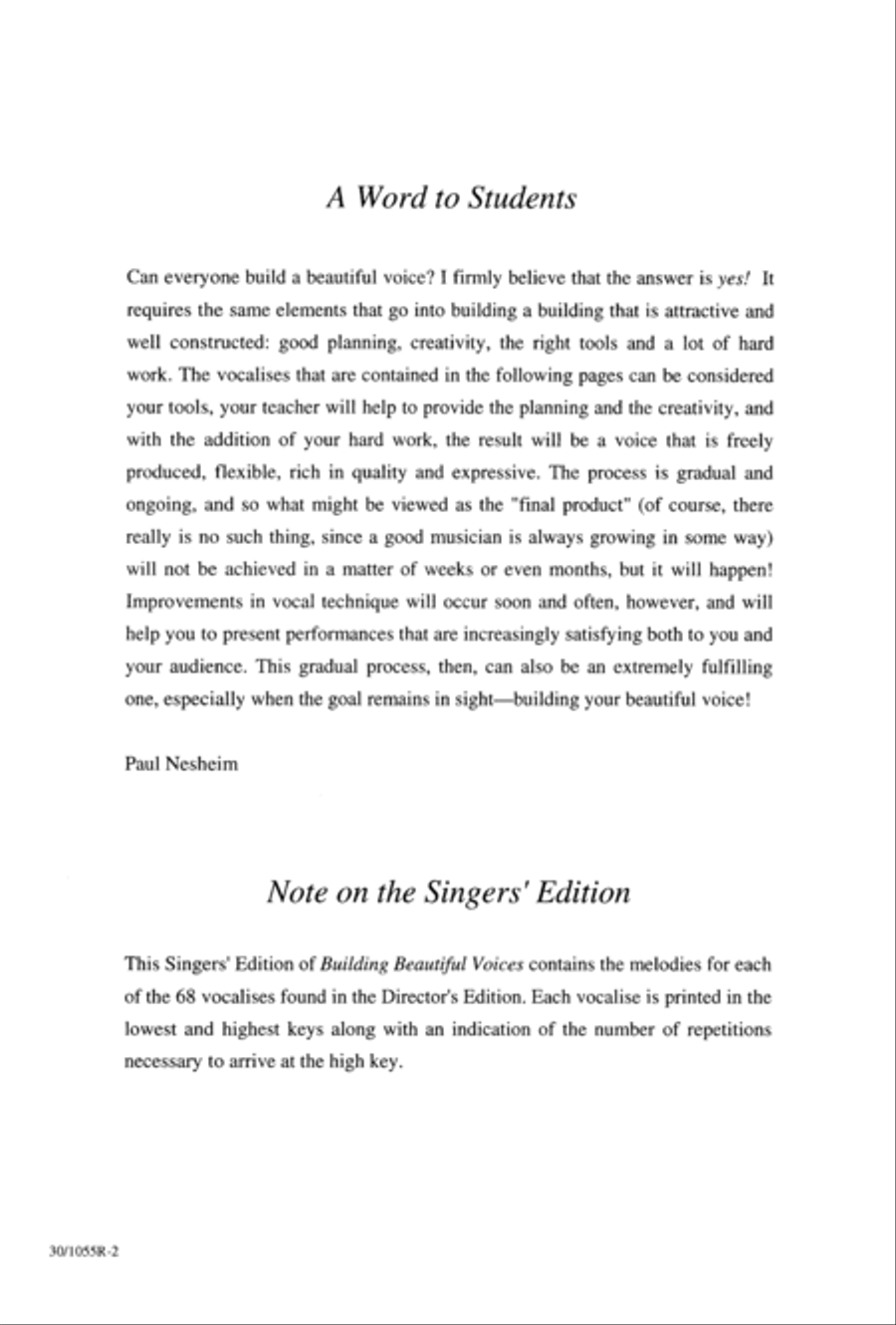 Building Beautiful Voices - Singers Edition Voice scores gallery preview page 2