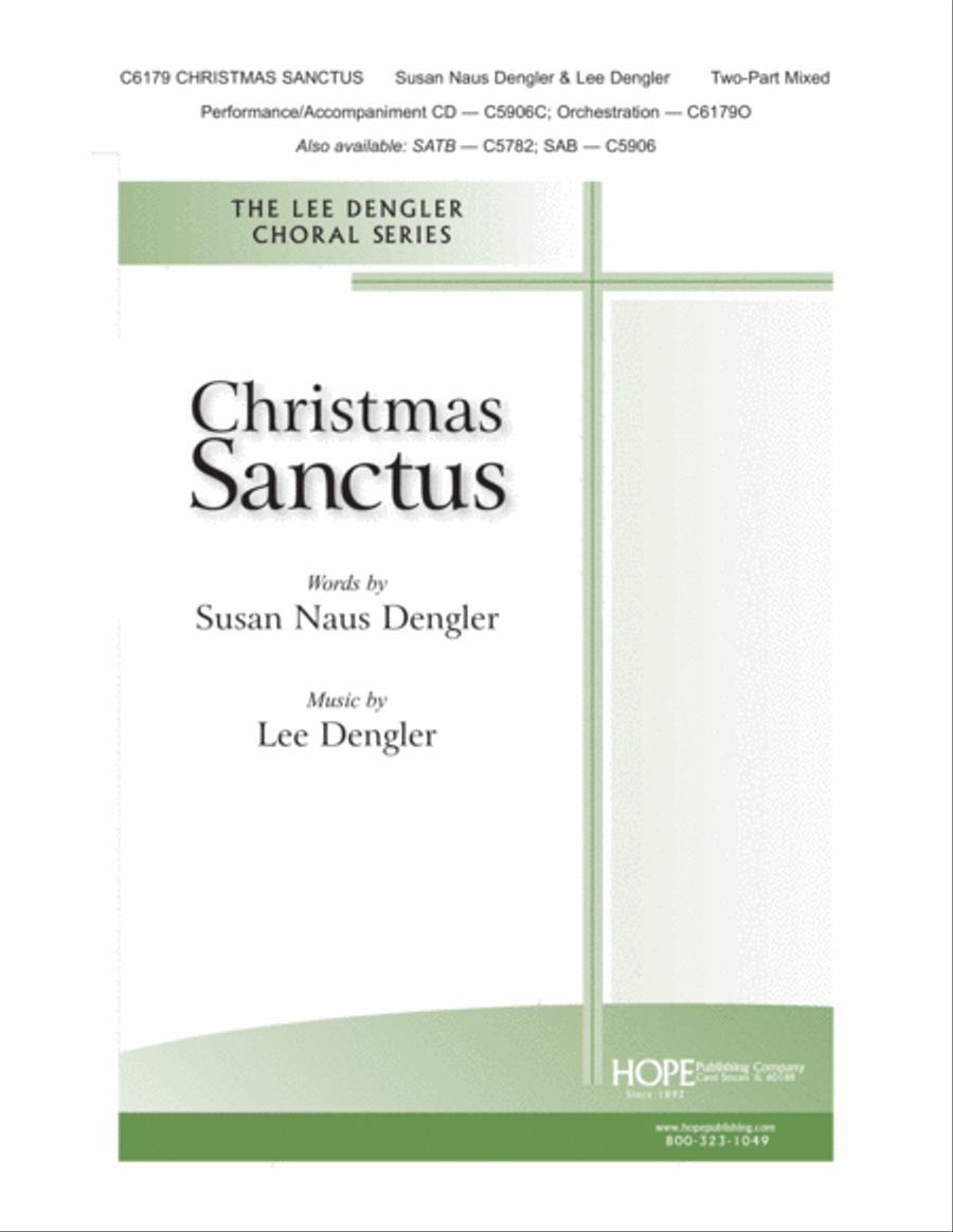 Christmas Sanctus Choir scores gallery preview page 1