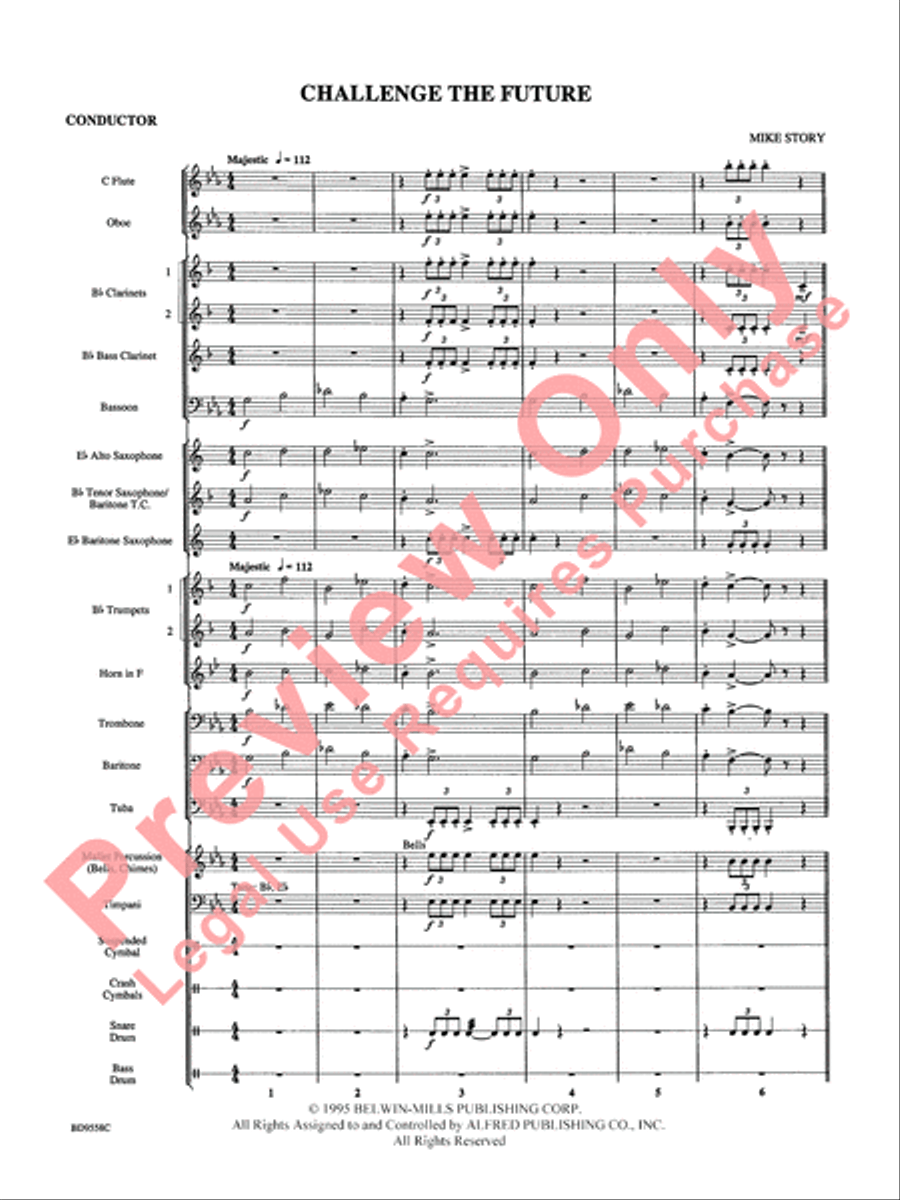Challenge the Future Concert Band scores gallery preview page 3