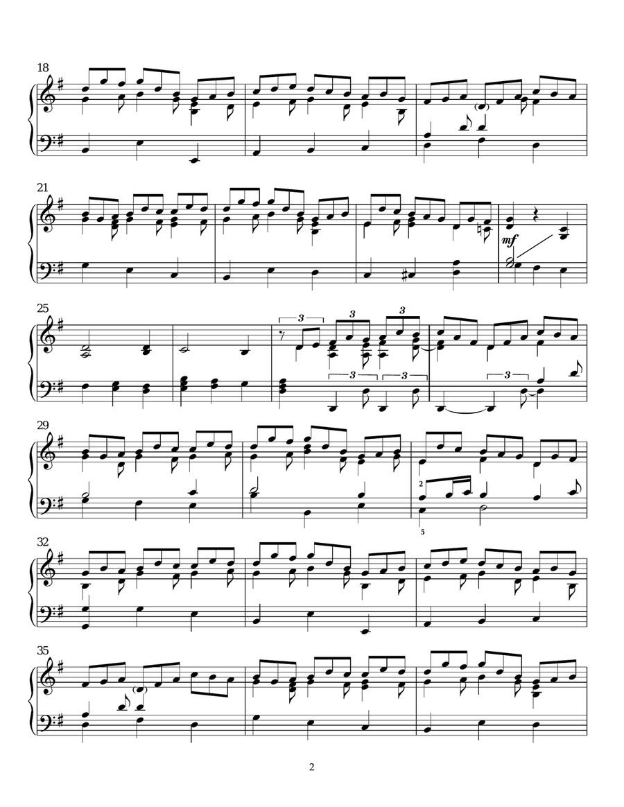 Jesu, Joy of Man's Desiring Piano Solo scores gallery preview page 2
