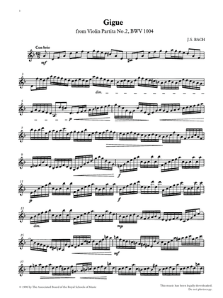 Gigue from Graded Music for Tuned Percussion, Book IV