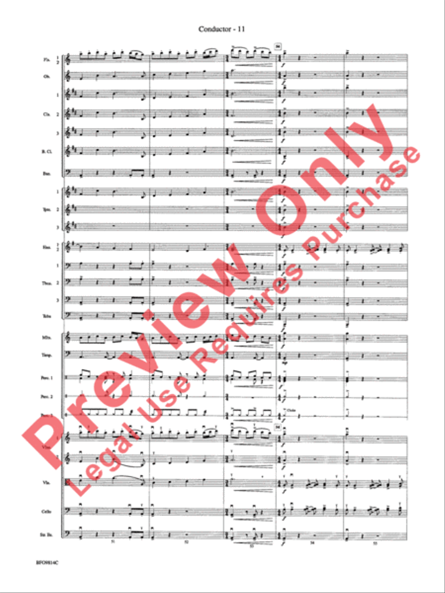 Into the Storm Full Orchestra scores gallery preview page 14
