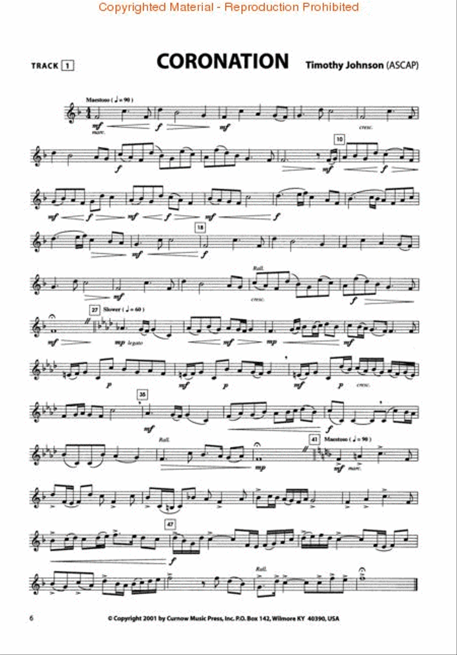Concert Studies for Trumpet Trumpet Solo scores gallery preview page 2
