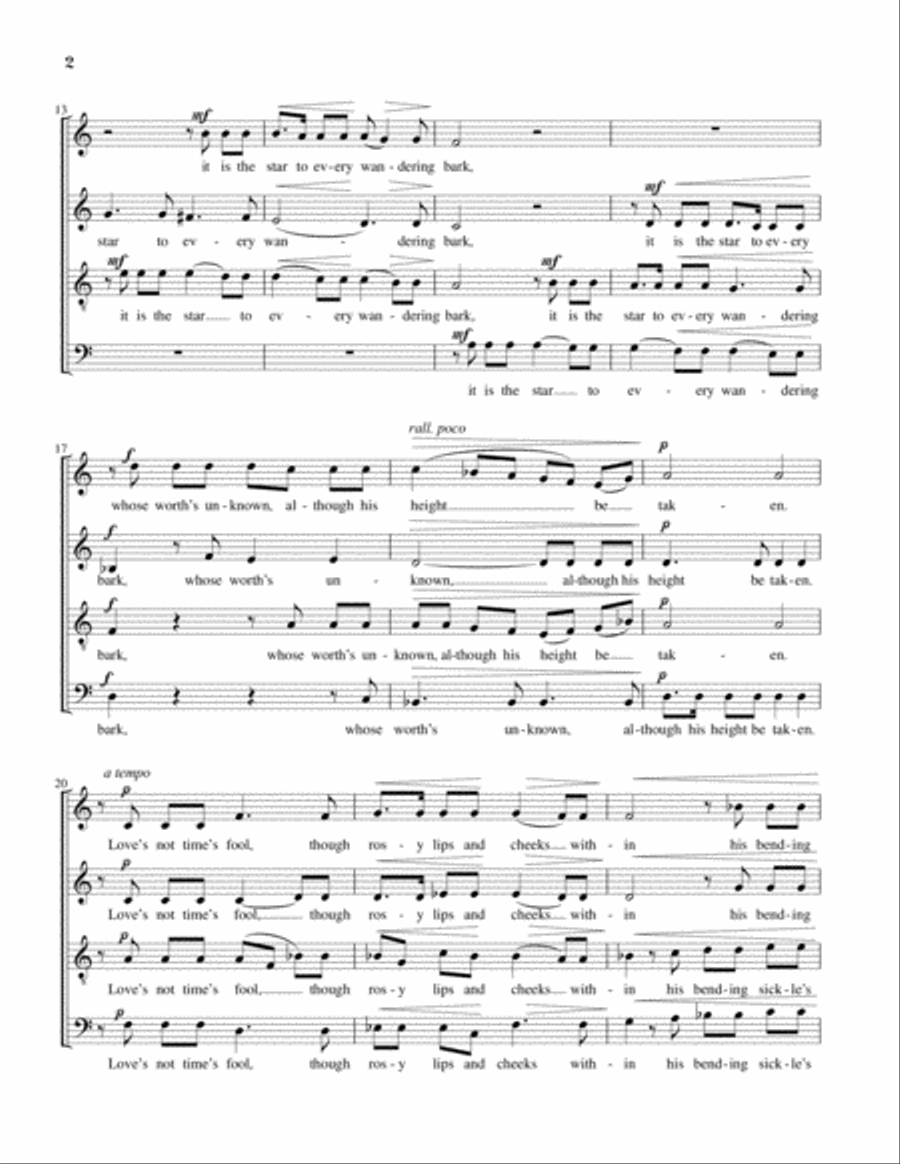 Four Sonnets Four Sonnets Divisi scores gallery preview page 5
