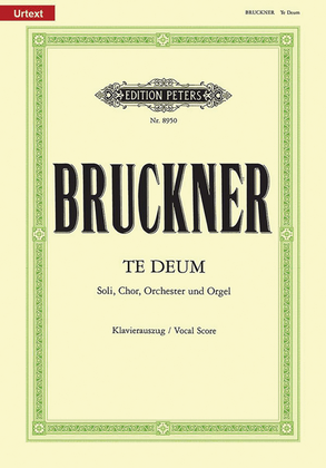 Book cover for Te Deum (Vocal Score)