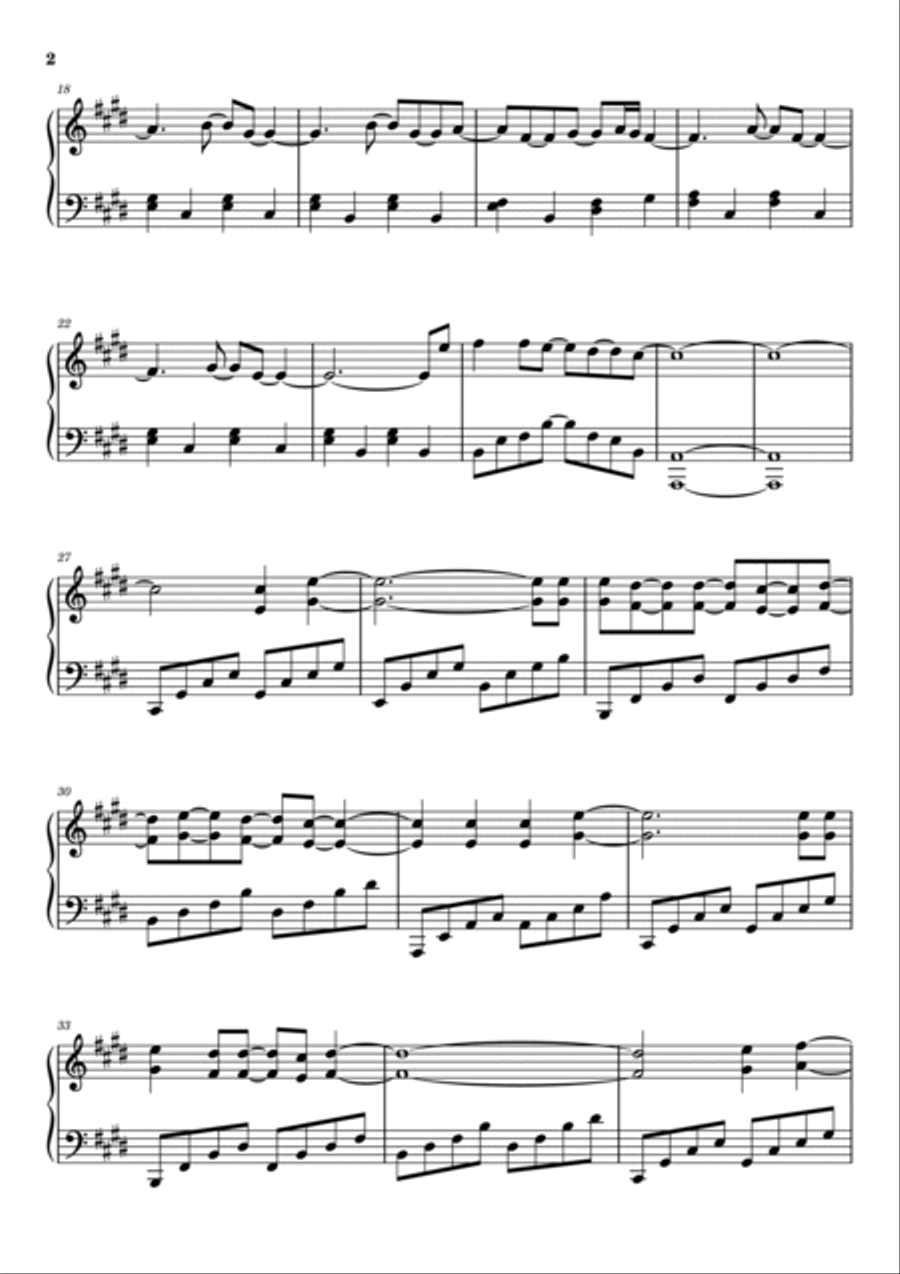 Incomplete Piano Solo scores gallery preview page 2