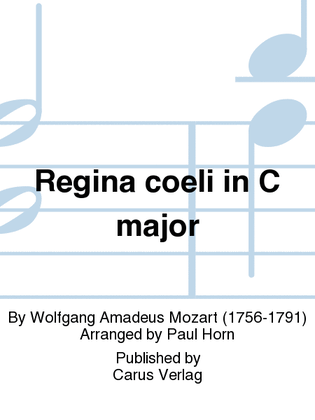 Book cover for Regina coeli in C major