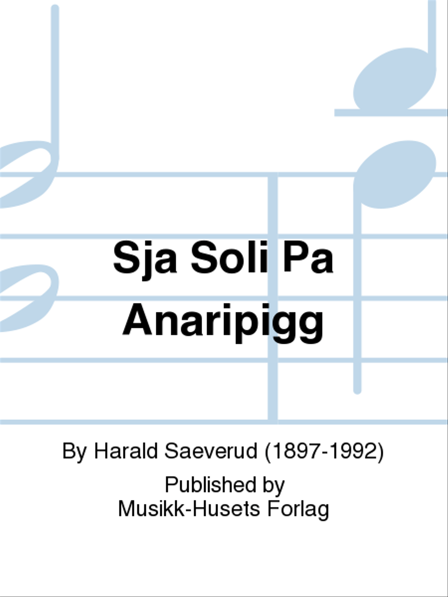 Sja Soli Pa Anaripigg Mixed Choir scores gallery preview page 1