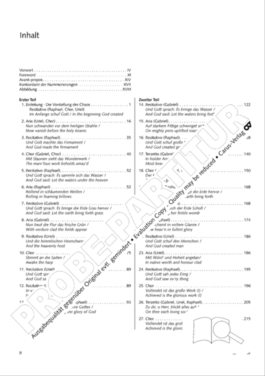 The Creation (Die Schopfung) 4-Part scores gallery preview page 4