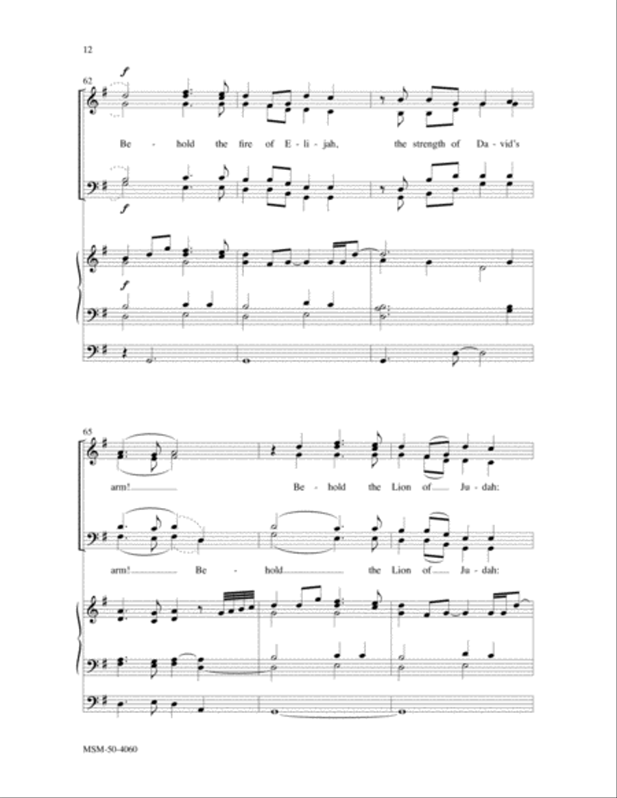 Resurrection Day 4-Part scores gallery preview page 7