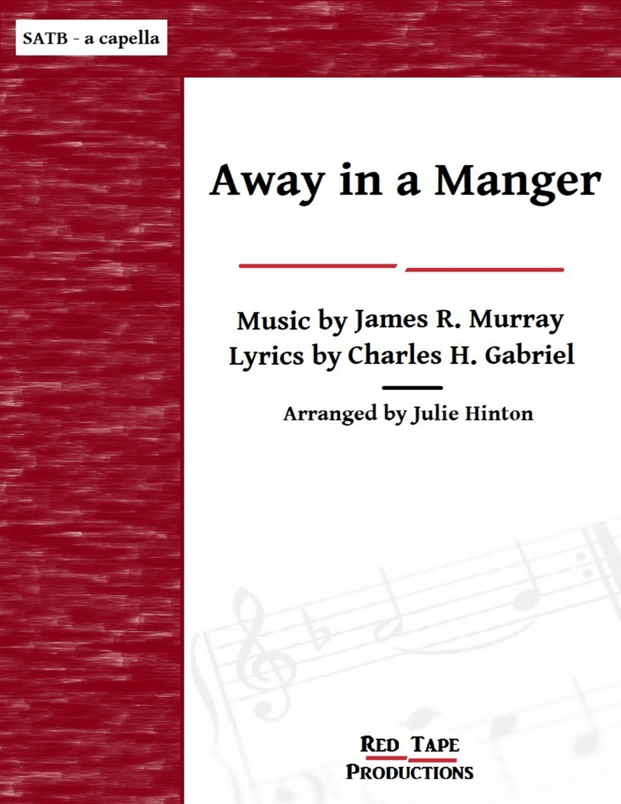 Away in a Manger 4-Part scores gallery preview page 1