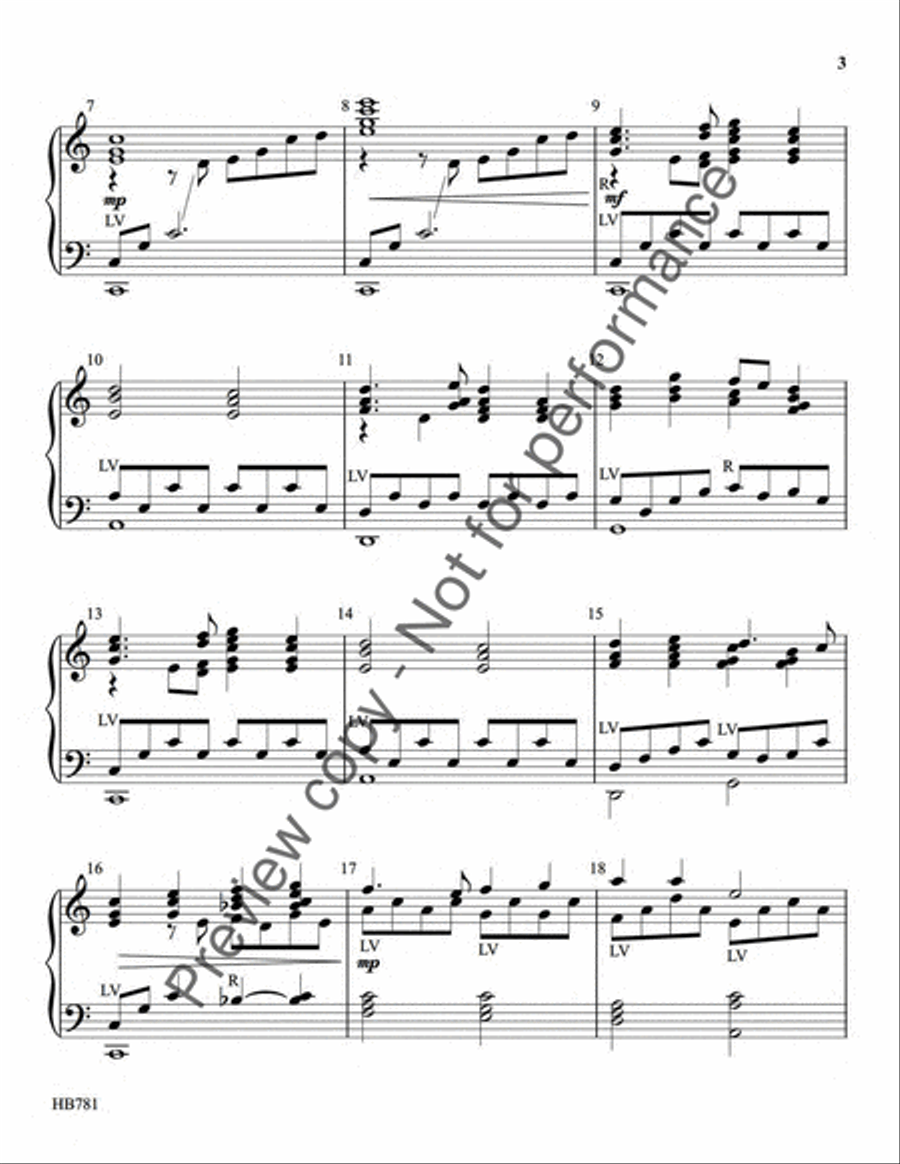 In the Bleak Midwinter - Page 5-Octaves scores gallery preview page 3