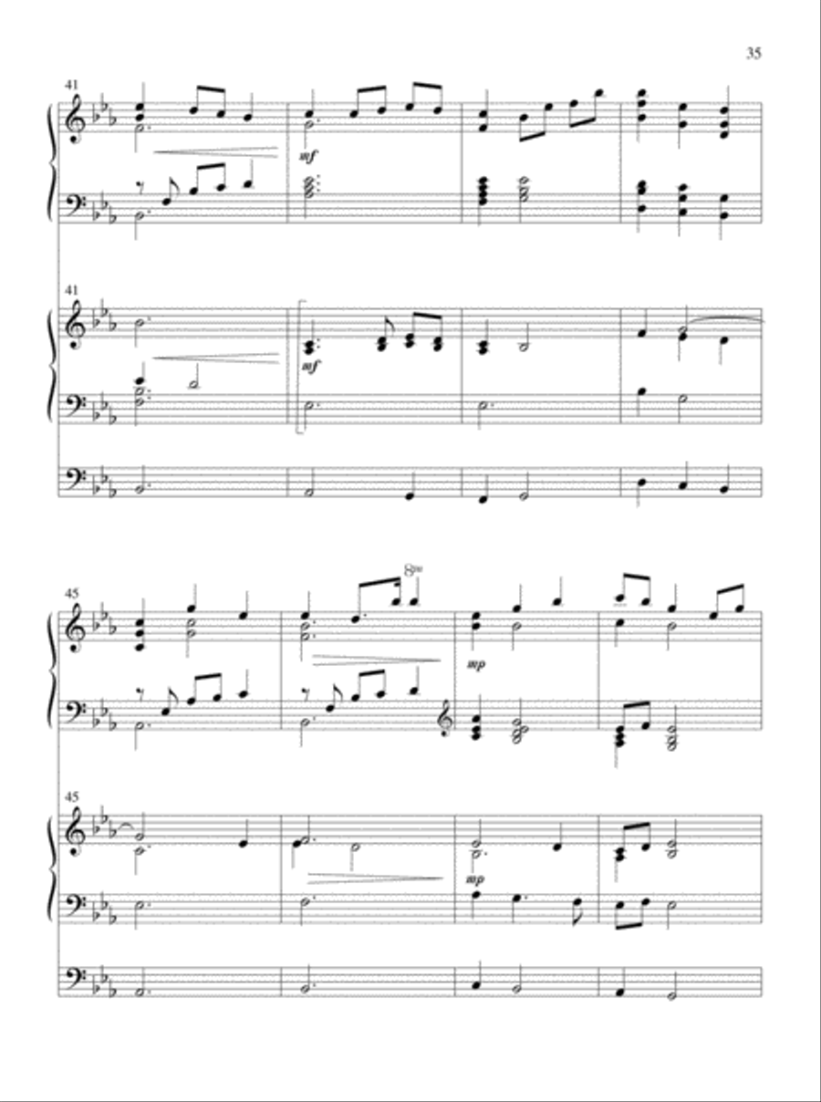 Glory and Honor, Praise and Adoration! Organ scores gallery preview page 20
