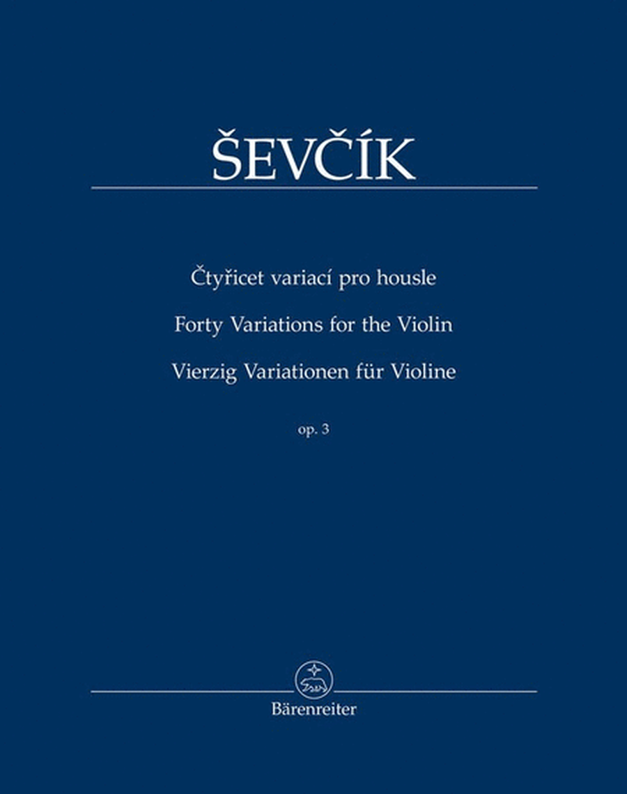 Sevcik - 40 Variations For The Violin Op 3