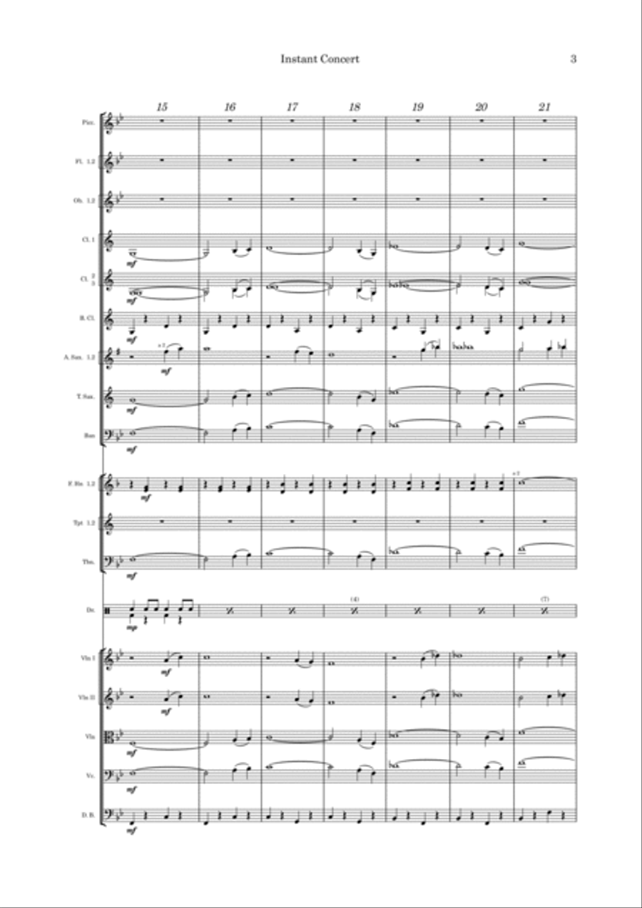 Instant Concert Instant Concert Full Orchestra scores gallery preview page 3
