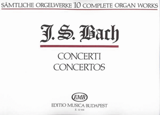 Book cover for Sämtliche Orgelwerke X Concerti