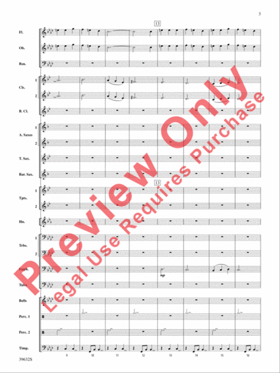 Avinu Malkeinu Avinu Malkeinu Concert Band scores gallery preview page 4