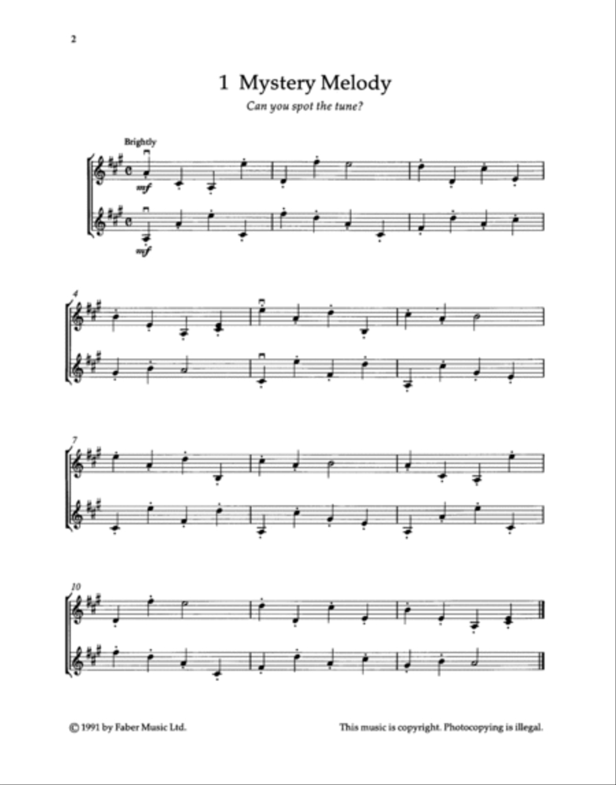 Violin Playtime Duets Violin Playtime Duets String Duet scores gallery preview page 2