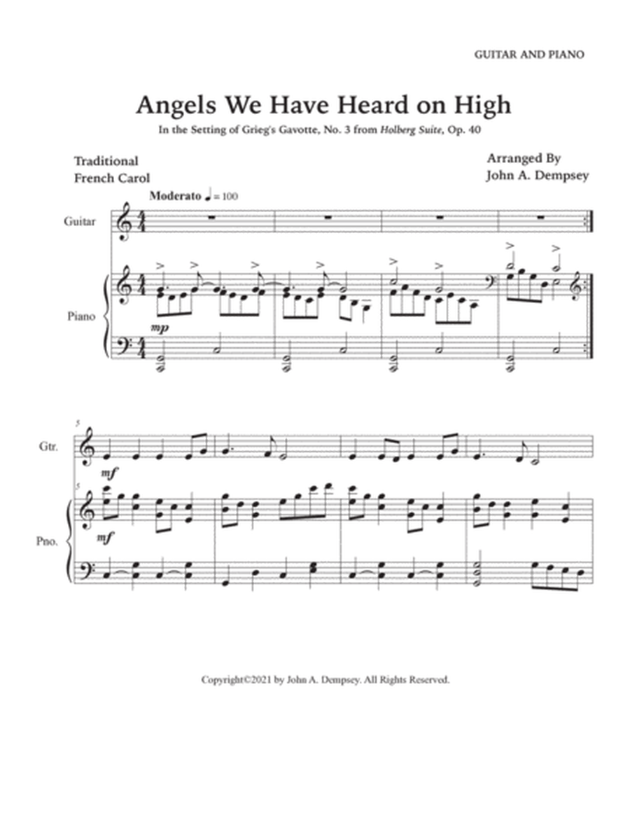Angels We Have Heard on High (Guitar and Piano) image number null