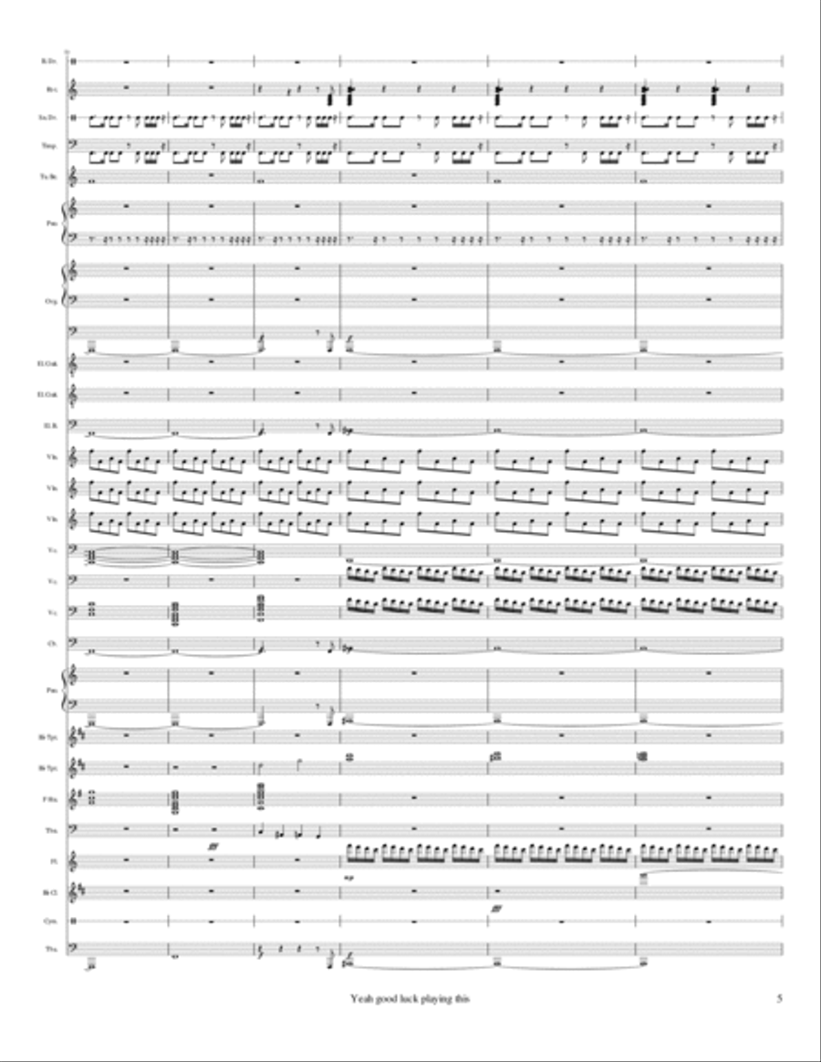Depression Concert Band scores gallery preview page 5