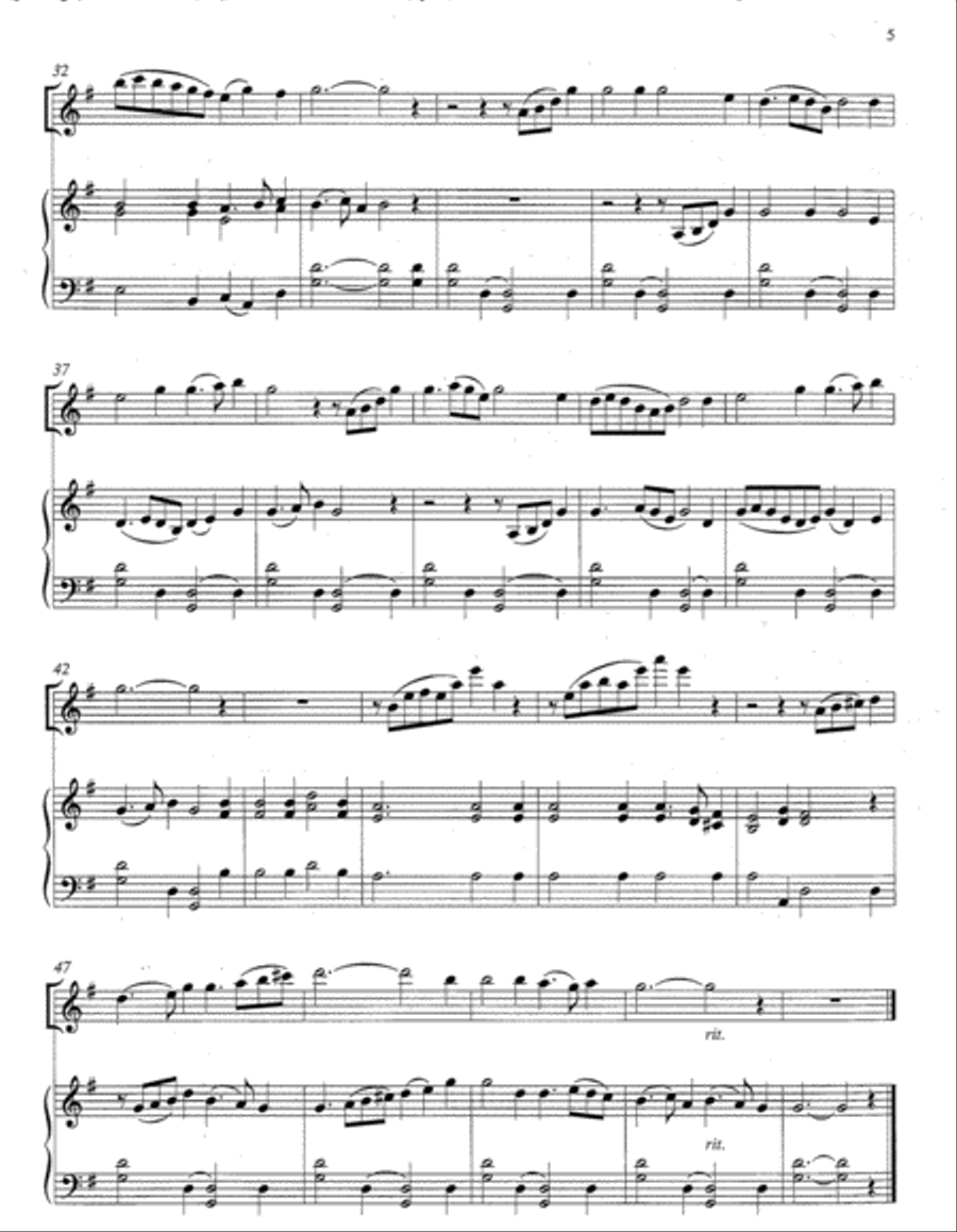 Four Advent Pieces for Flute and Organ Flute scores gallery preview page 3