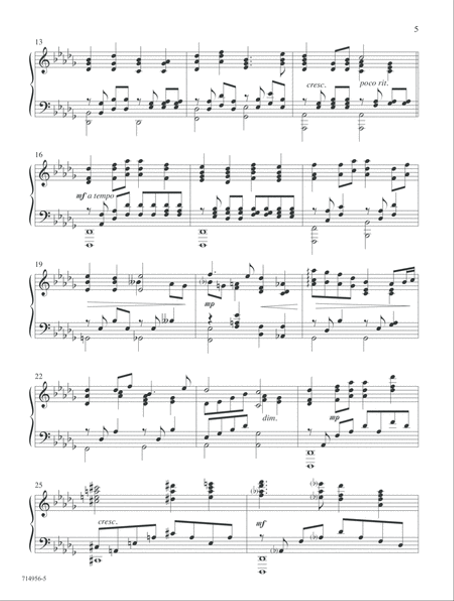 Gospel Gold (Digital Download) Piano Solo scores gallery preview page 5