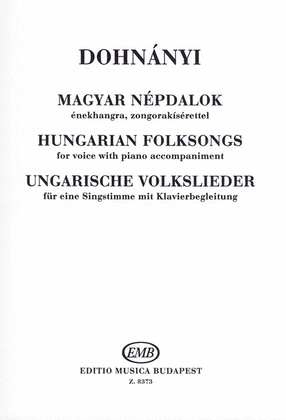 Book cover for Ungarische Volkslieder