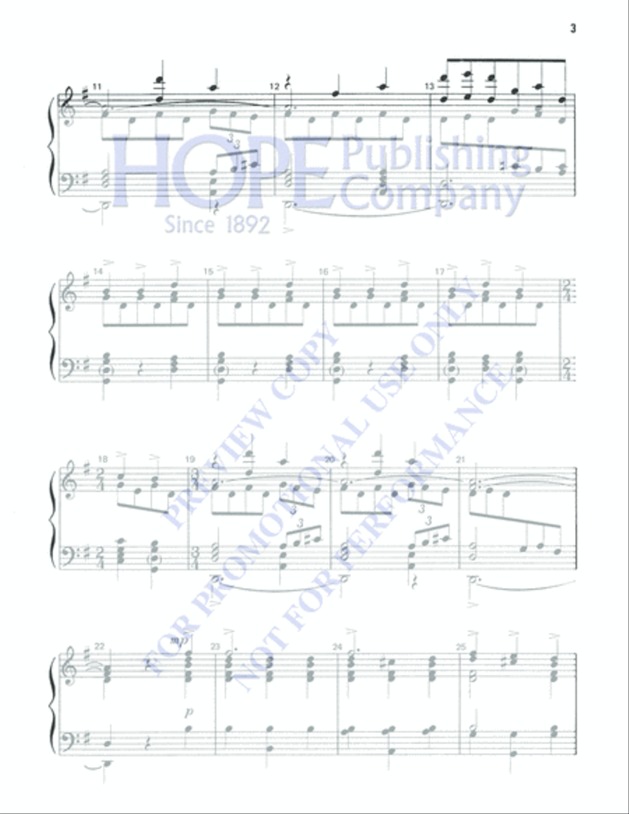 Easter Song 5-Octaves scores gallery preview page 3