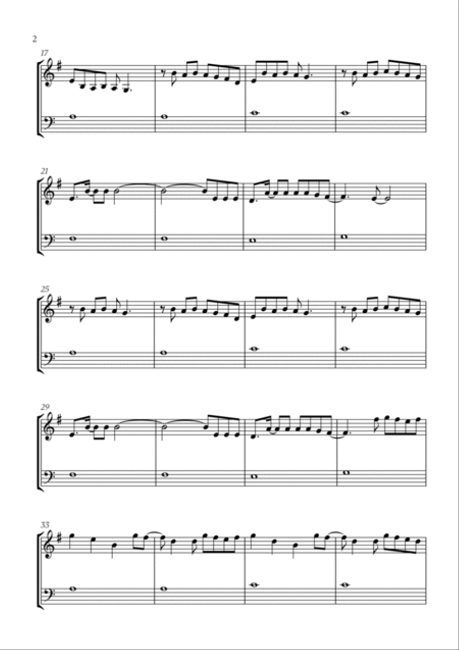 Señorita Woodwind Duet scores gallery preview page 2