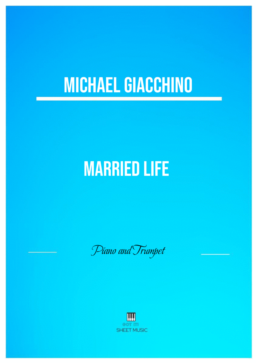 Married Life Trumpet Duet scores gallery preview page 1