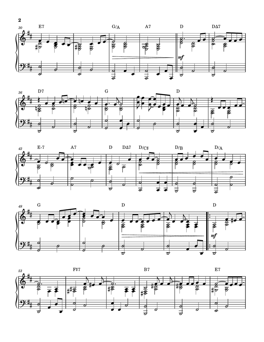 (Hey, Won't You Play) Another Somebody Done Somebody Wrong Song Piano Solo scores gallery preview page 2