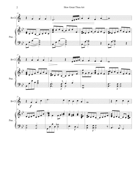 PIANO SOLO SHEET MUSIC] How Great Thou Art : Musicalibra
