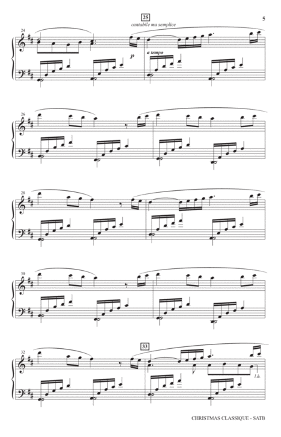 Christmas Classique 4-Part scores gallery preview page 3
