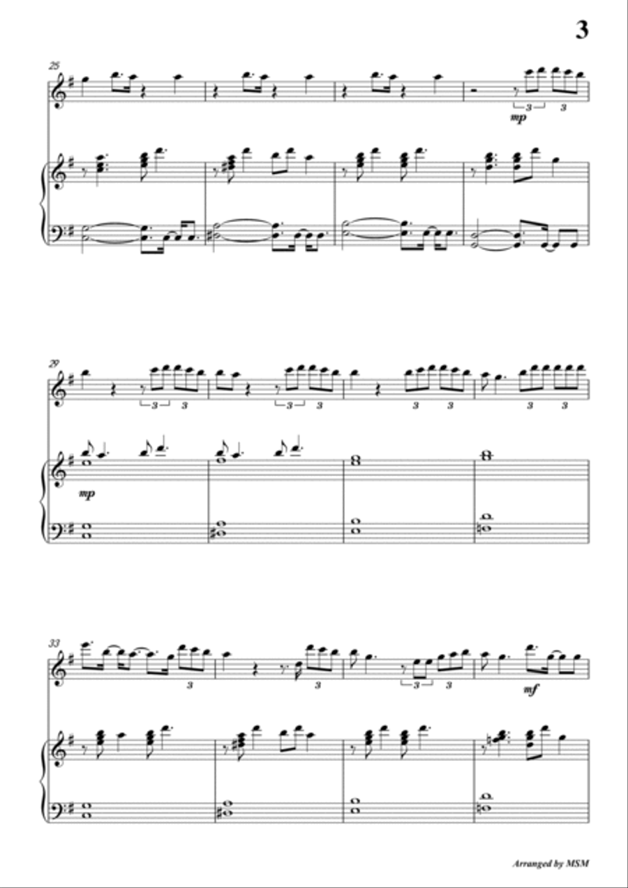 Almost Is Never Enough Violin Solo scores gallery preview page 5