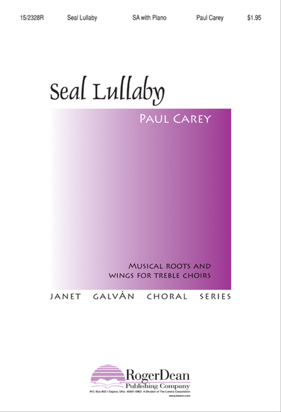 Seal Lullaby SA scores gallery preview page 1