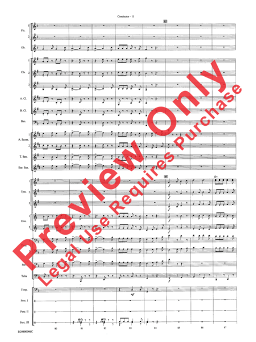 Children's March Concert Band scores gallery preview page 13