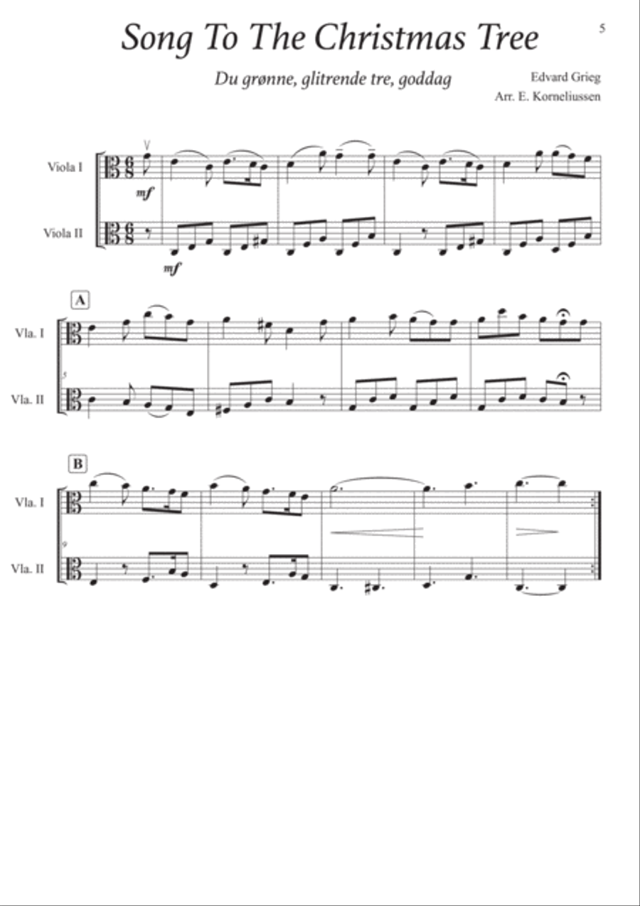 The Christmas Duet Book - 20 Christmas Carols For Two Violas String Duet scores gallery preview page 5